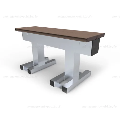 Banc de touche extérieur 2 places